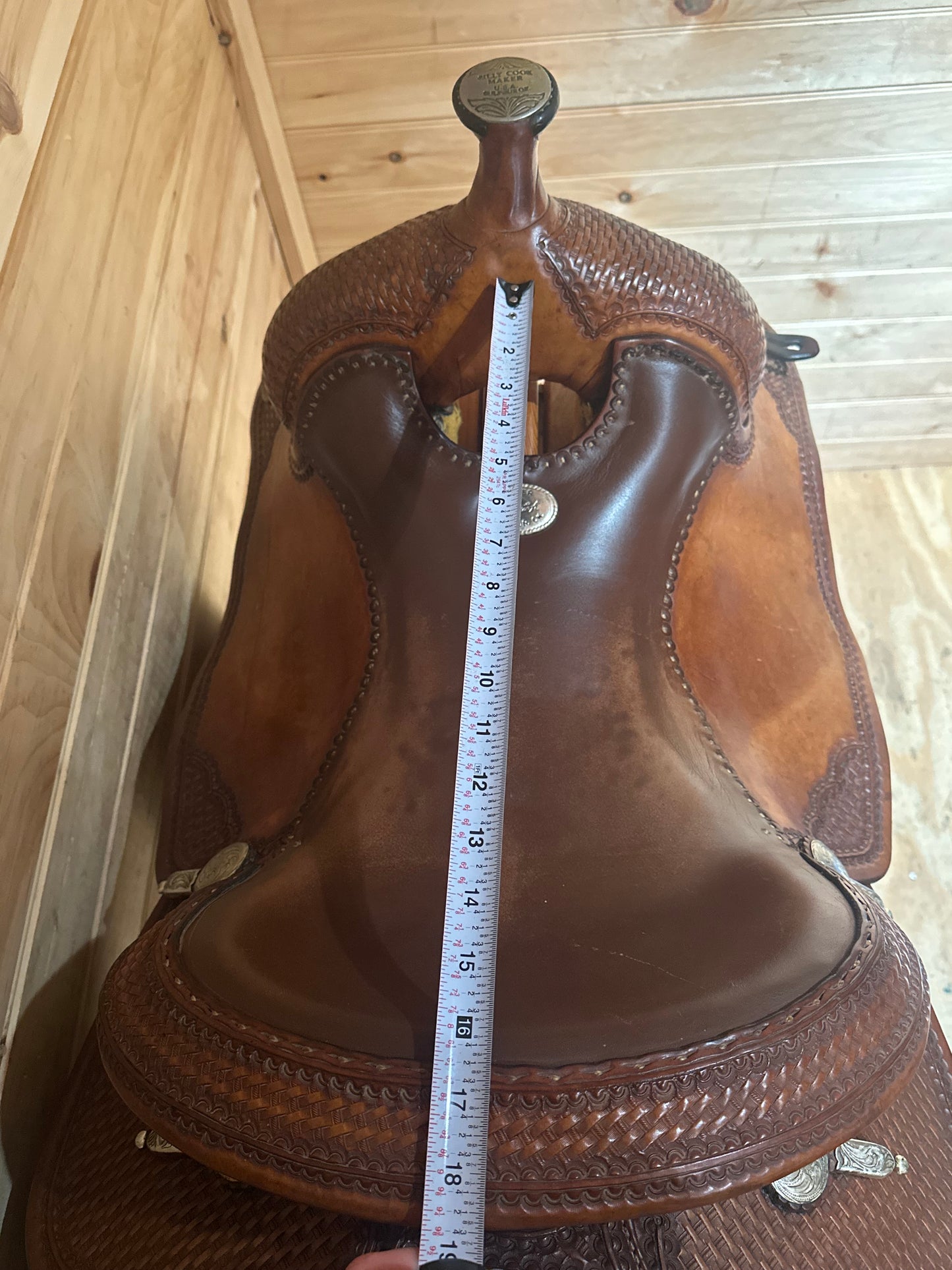 16” Billy Cook Classic Reiner Sulphur OK Western Saddle Model 6005