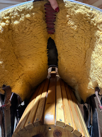 14.5” Reinsman Team Camarillo Barrel Racing Western Saddle Model 4231