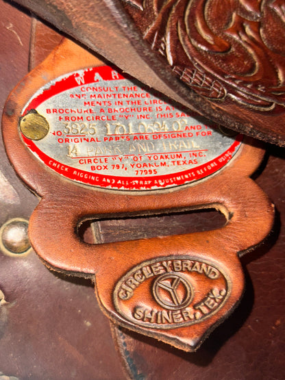 17” Circle Y Park & Trail Western Saddle Model 3825