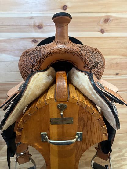 17” Circle Y The Proven Mansfield Western Barrel Saddle Model 6221