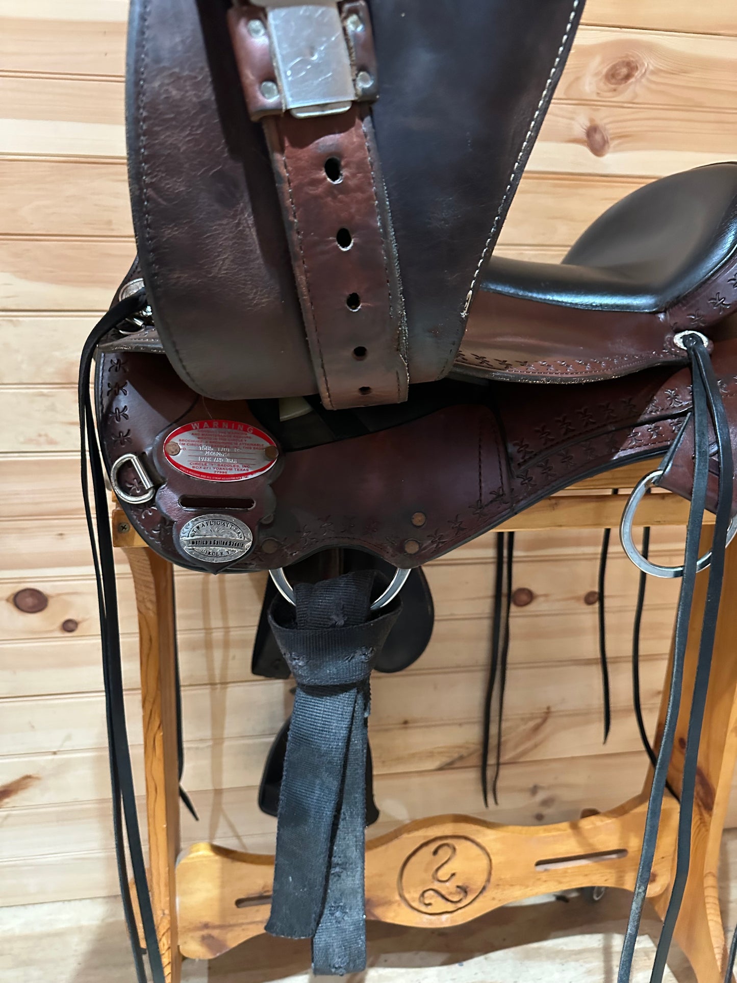17” Circle Y Mississippi Trail Gaiter Western Gaited Saddle Model 1585