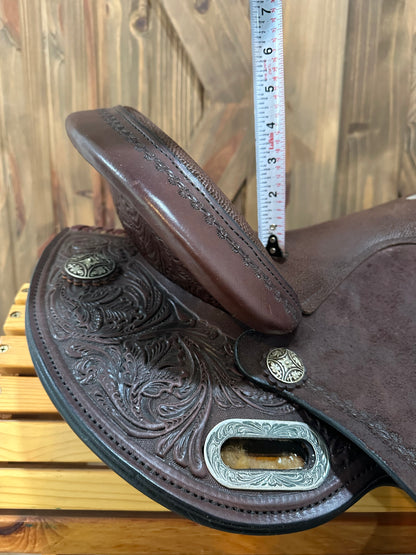 14.5” Circle Y Kelly Kaminski Swift Flex2 Barrel Racer Saddle Model 1522