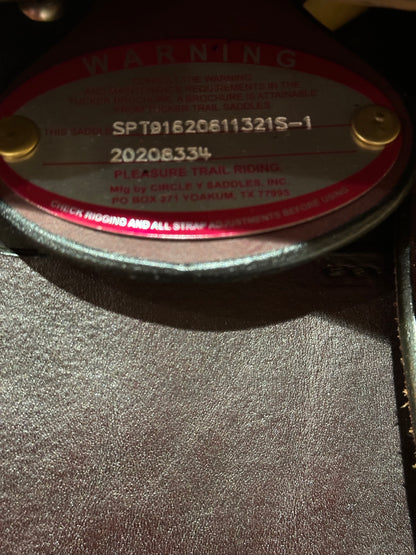 16.5” Tucker Meadow Creek Round Skirt Western Trail Saddle Model T91 (2020)