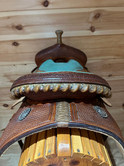 14.5” SRS Saddlery Paul Taylor Barrel Racing Saddle