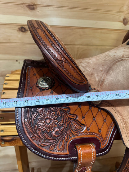 14” Cloverleaf Saddle Co. Barrel Racing Saddle