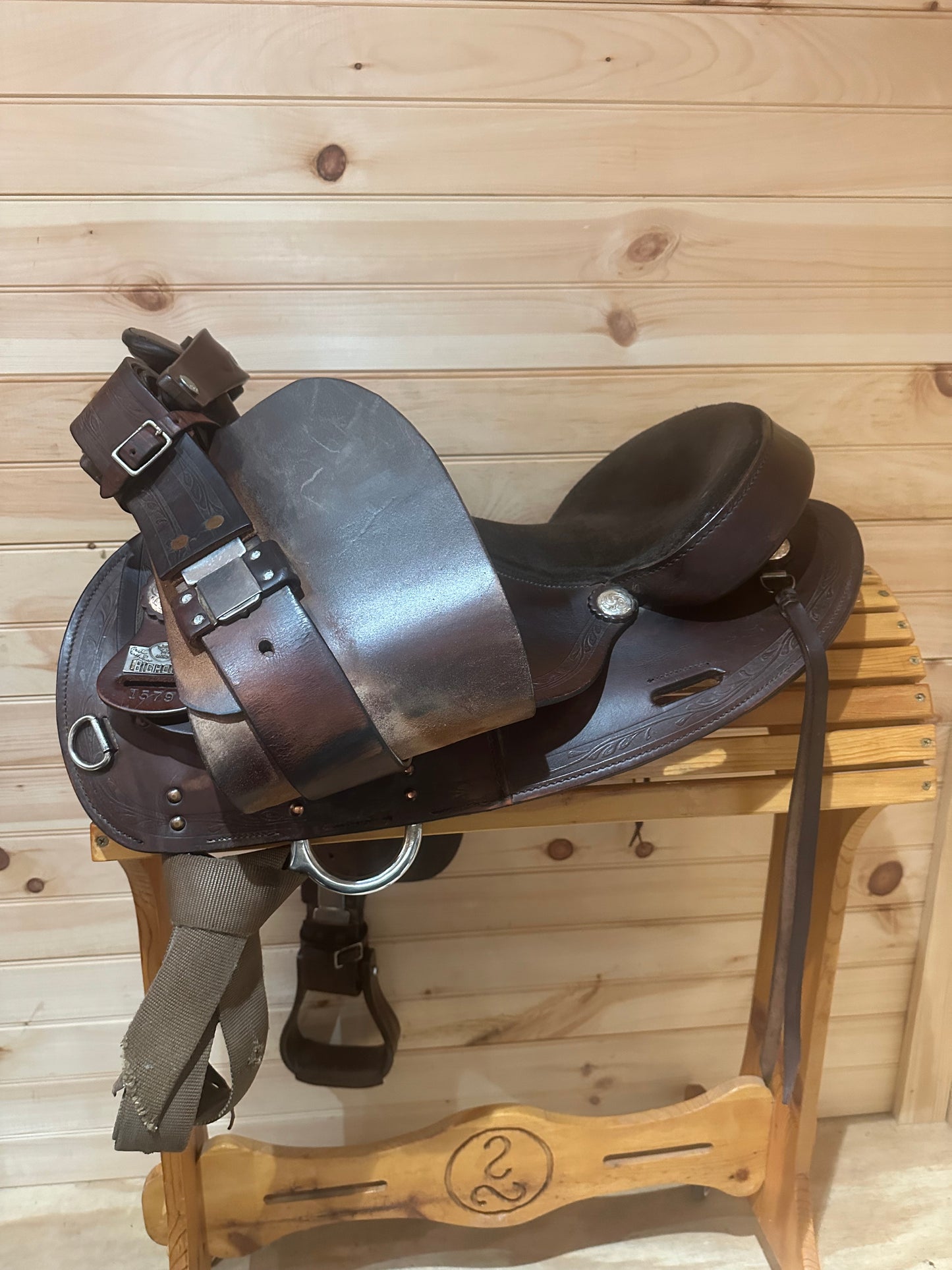 16” Big Horn Haflinger Western Trail Saddle Model 1579