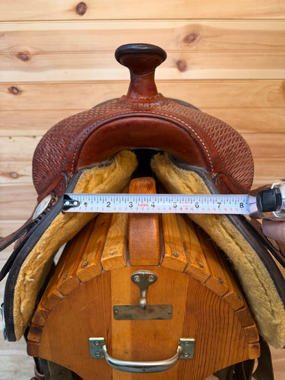 16” Crates Equi-Fit Reiner Western Saddle Model 249-4