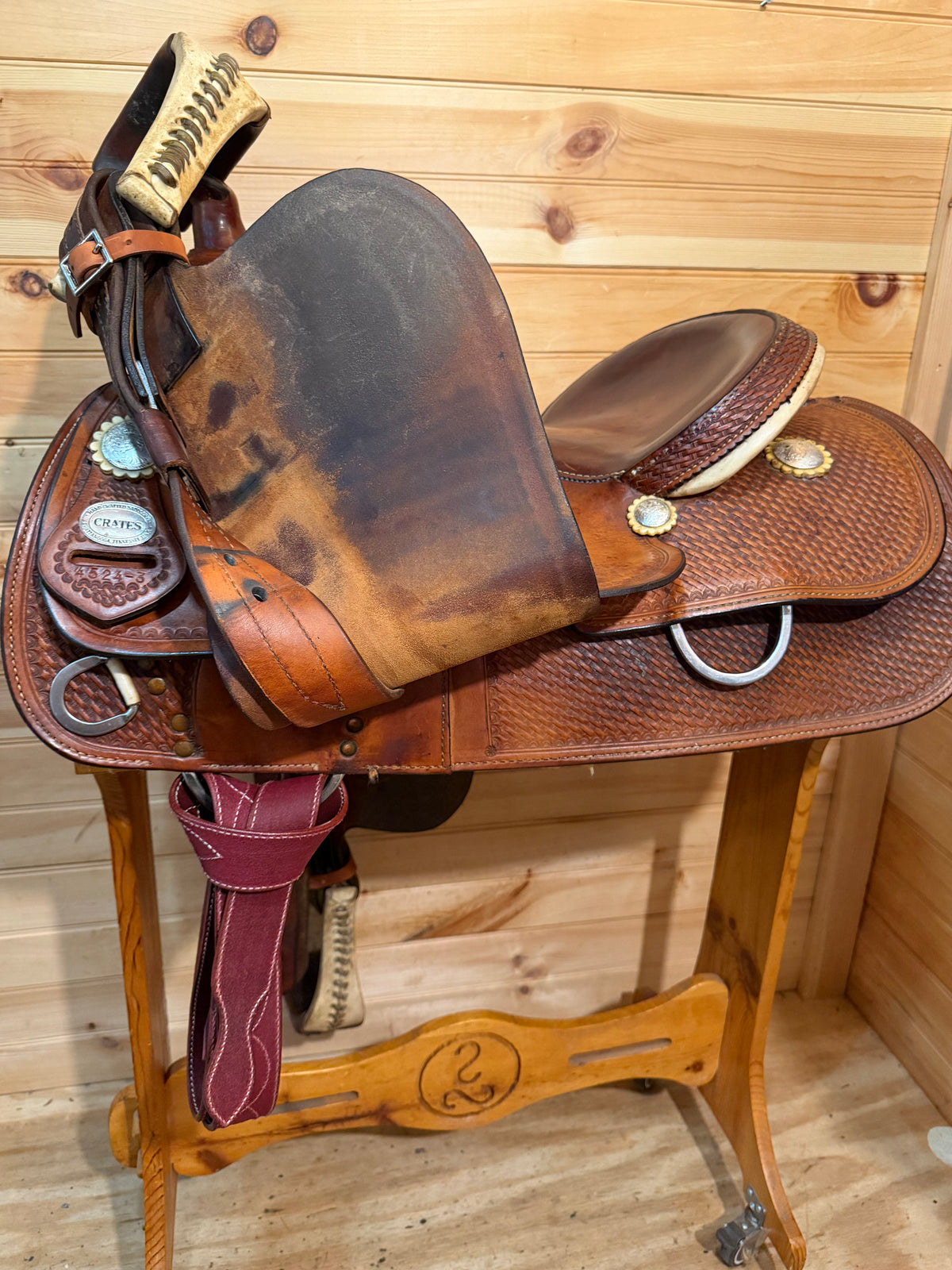 15.5” Crates Equi-Fit Reiner Saddle Model 4524-3