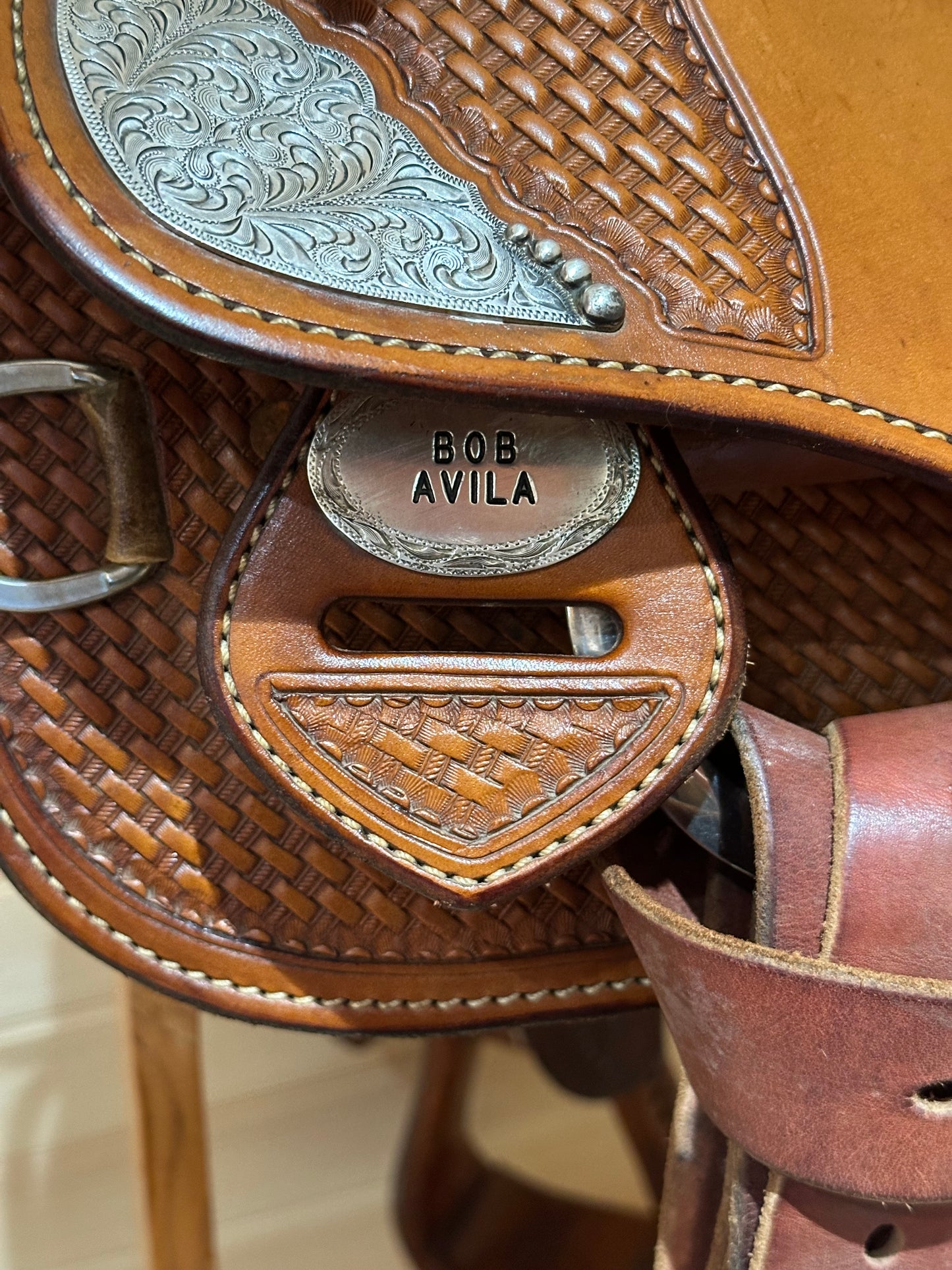 15” Bob’s Custom Saddlery Bob Avila Show Reiner Western Saddle