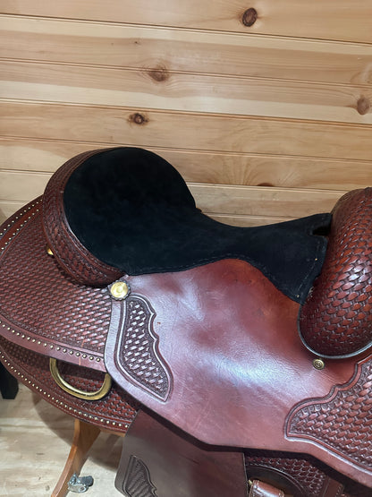 16” Tex Tan Hereford Reining Western Saddle Model 08-1283S6