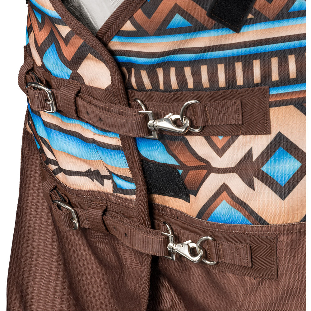 Tough1 1200D Painted Canyon Turnout Blanket with Snuggit