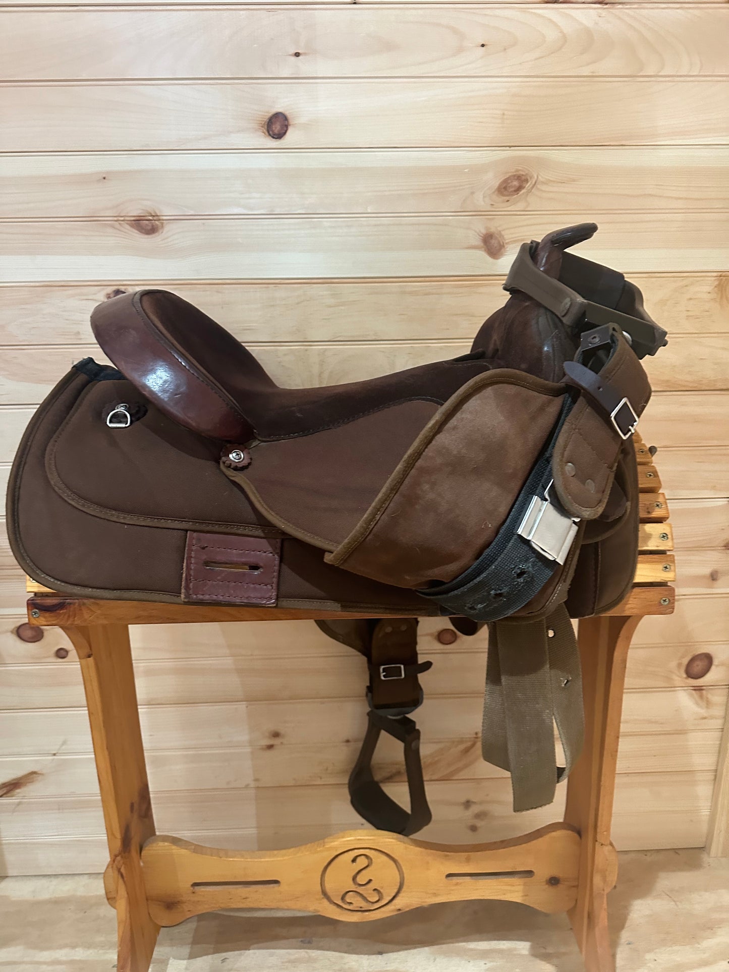 16” Circle Y Cordura Park & Trail Western Saddle Model 3011