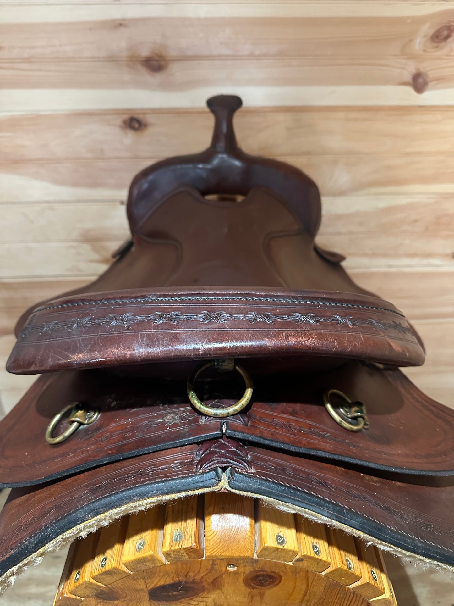 17” Big Horn Double Comfort Equi-fit Flex Western Trail Saddle Model 1656