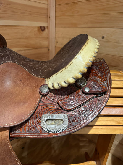 14” Saddlesmith Barrel Racing Saddle Model 22543.1