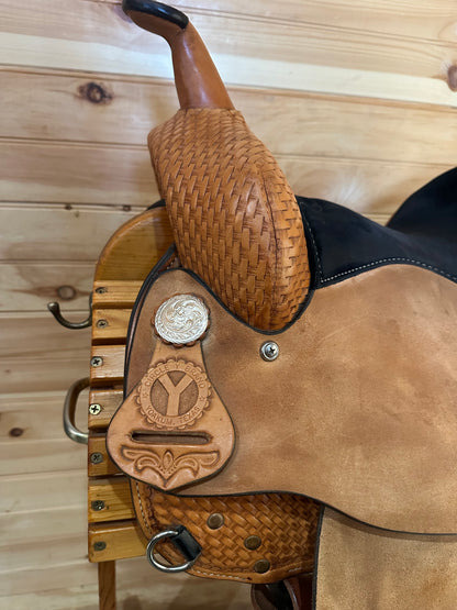14” Circle Y Lightweight Barrel Racing Saddle Model 2435