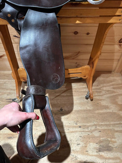 16.5” Allegany Mountain Saddlery Wade Trail Saddle