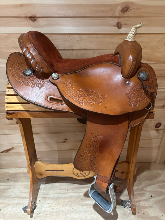 16” Blue Ridge Barrel Racing Western Saddle Model 9010