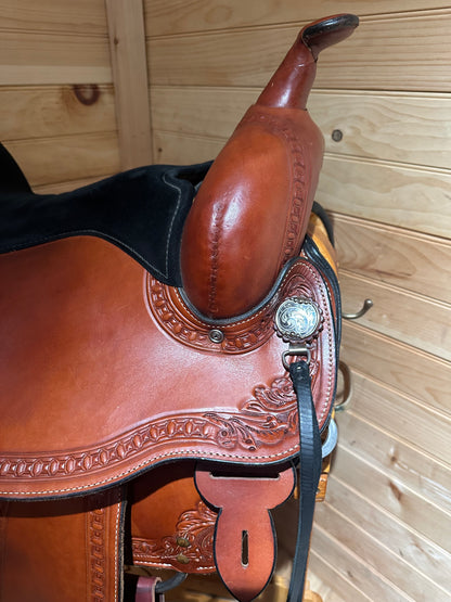 17” Circle Y Sheridan Flex2 Western Trail Saddle Model 1572