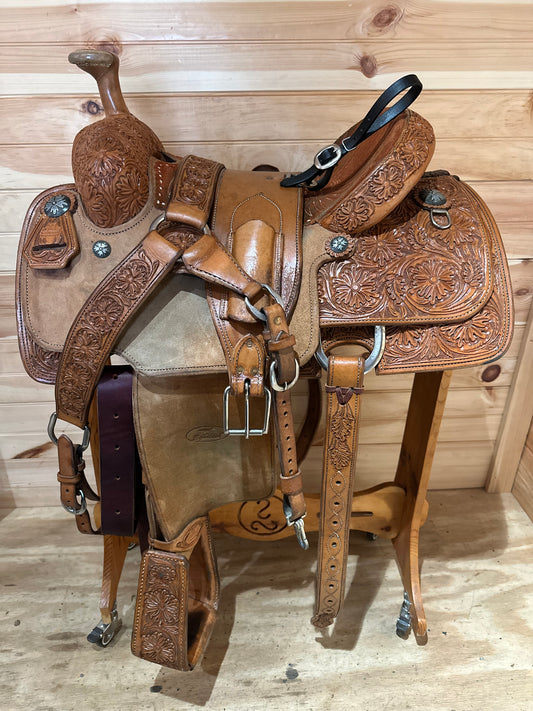 15” Equitech Team Roper Western Saddle