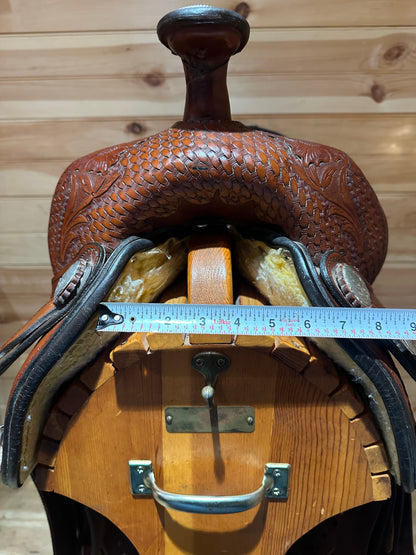 17” Tex Tan Hereford Tex-Flex Western Show Saddle Model 08-TF403-P7