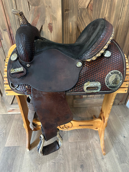 14” Tex Tan Hereford NBHA Liberty II Barrel Racing Saddle