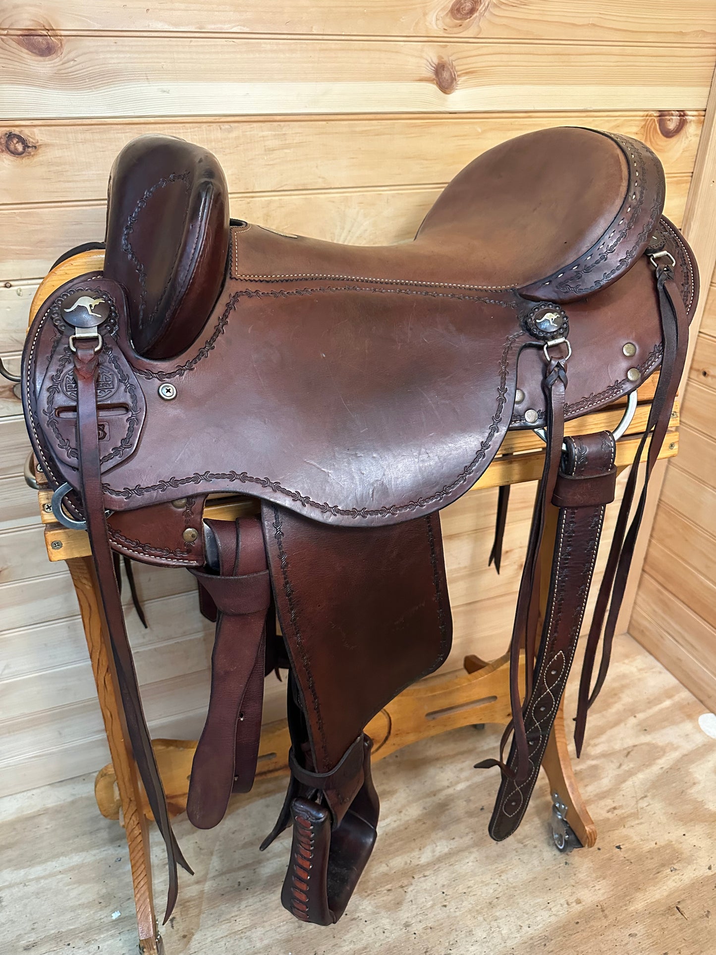 15” Clinton Anderson Aussie Stock Saddle by Martin Saddlery