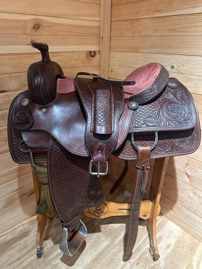 17” Draggin S Saddlery Ladie’s Roper Western Saddle