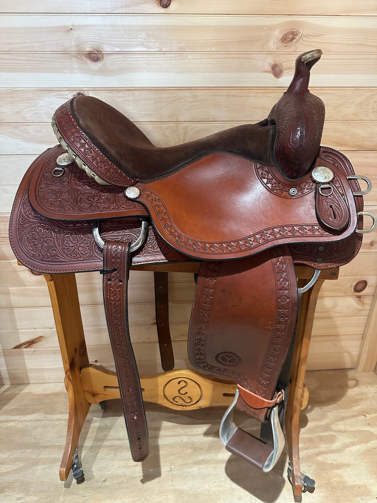 16” Circle Y Kelly Kaminski “Big Dreams-All Heart” Barrel Racing Western Saddle Model 2200