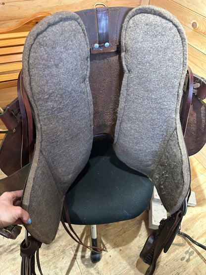 16.5” Tucker High Plains Western Trail Saddle Model 260 (XW)