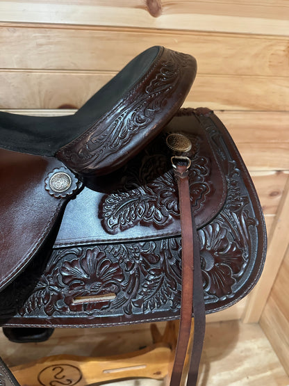 17” Tex Tan Hereford Western Trail Saddle Model 08-4901-1C7