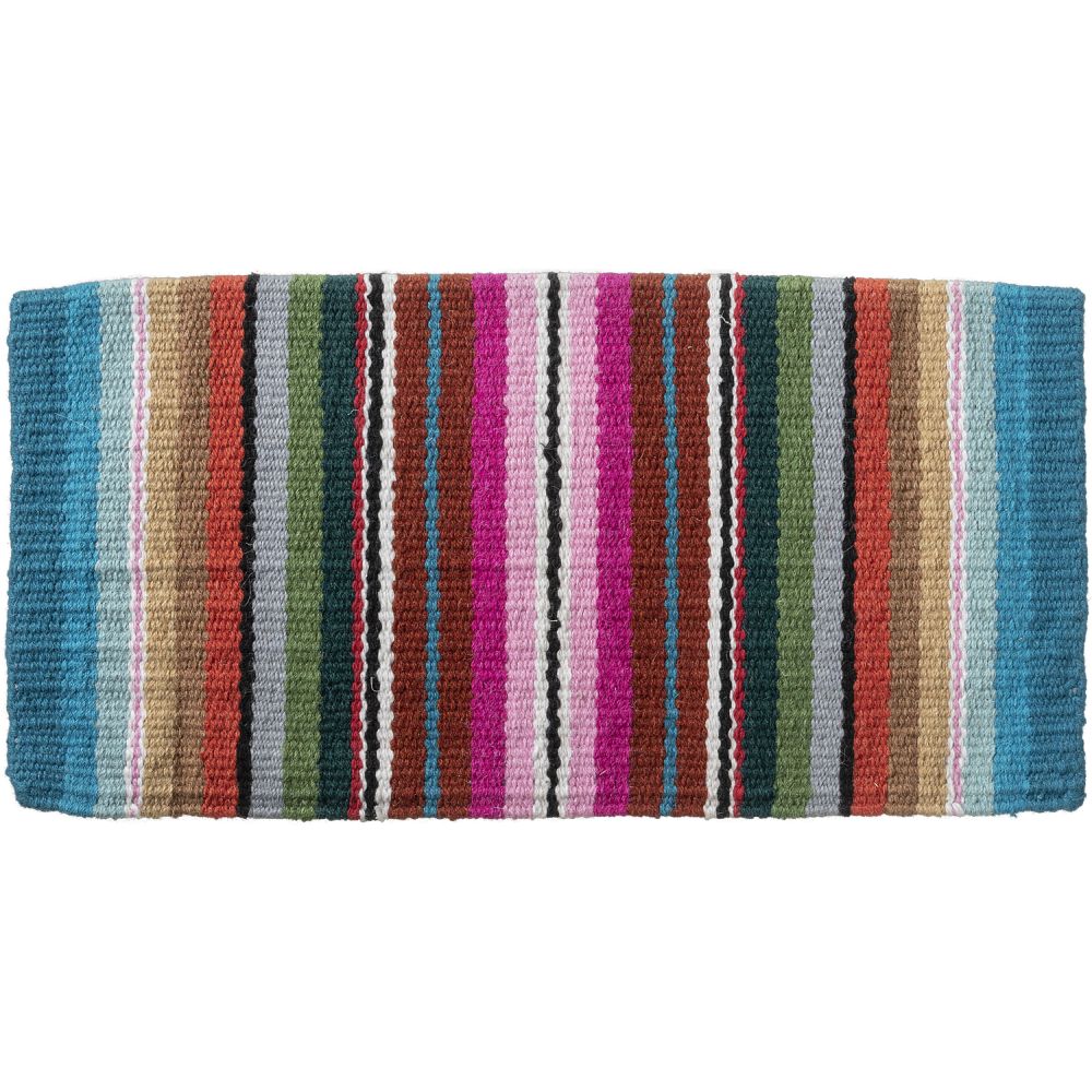Tough1 Serape Wool Saddle Blanket  - 26" x 26"