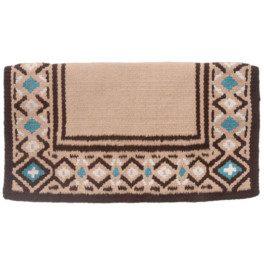 Tough1 Diamond Design Wool Blend Saddle Blanket