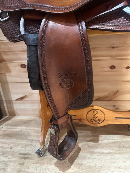 16” Billy Cook Classic Reiner Sulphur OK Western Saddle Model 6005