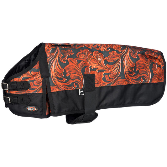 Tough1 1200D Tooled Leather Print Dog Blanket