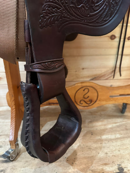 17” Circle Y High Horse Mineral Wells Western Trail Saddle Model 6812 (2020)