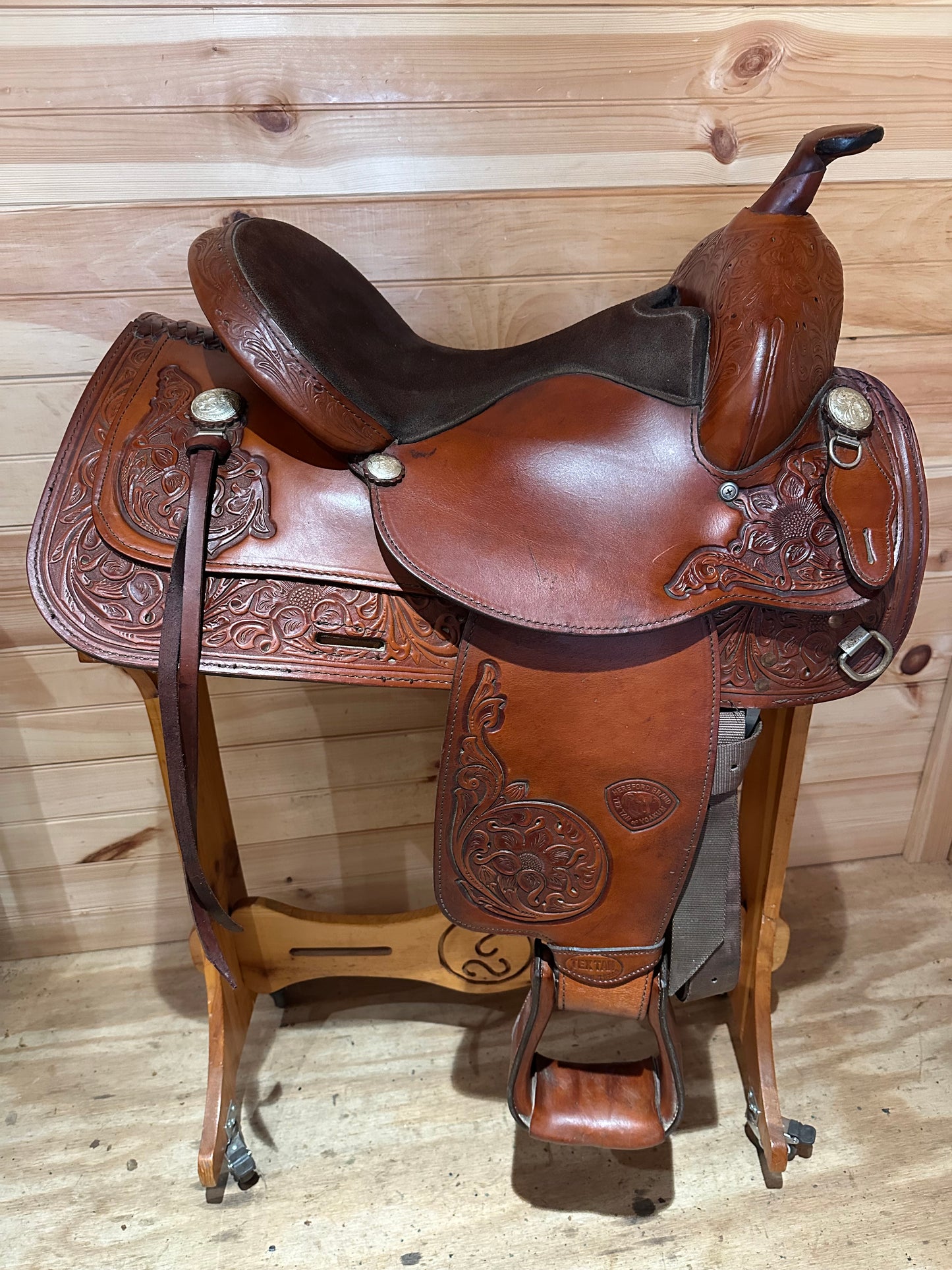15” Tex Tan Hereford Western Trail Saddle Model 08-4014P5