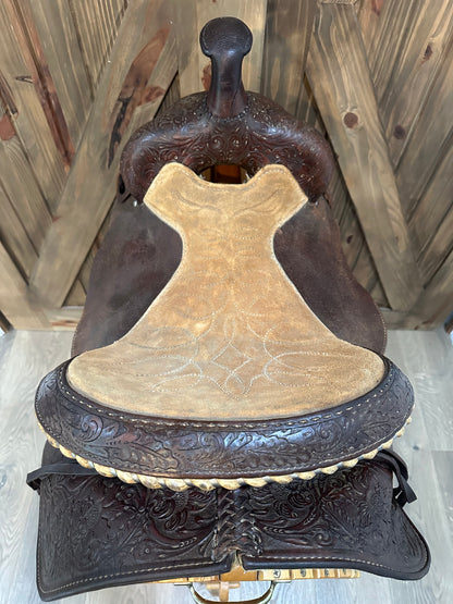 15” Circle Y Martha Josey Barrel Racing Saddle Model 3575