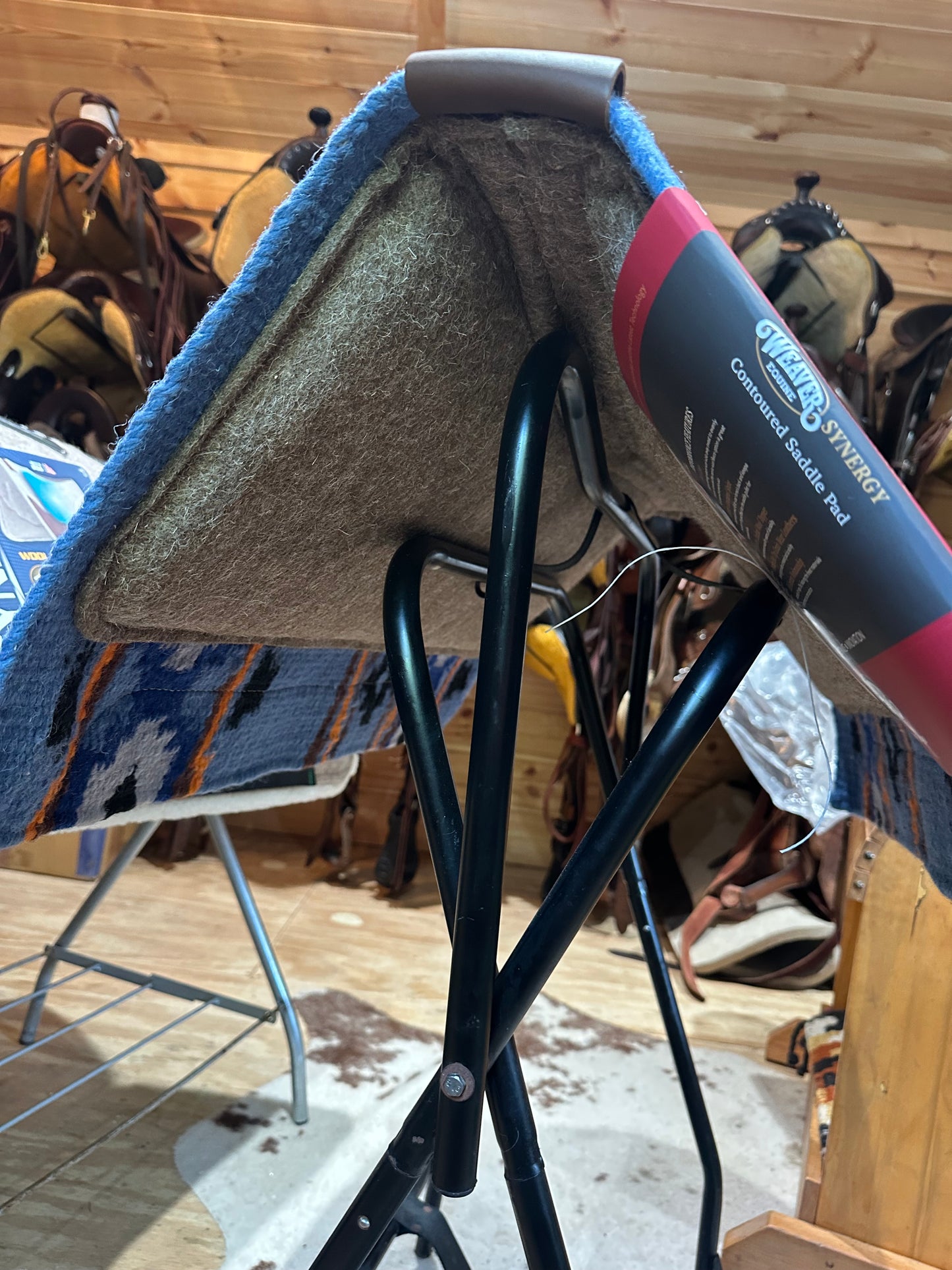 Synergy Contoured Performance Saddle Pad, Wool Blend Felt Lined, Odyssey, 32”x34”