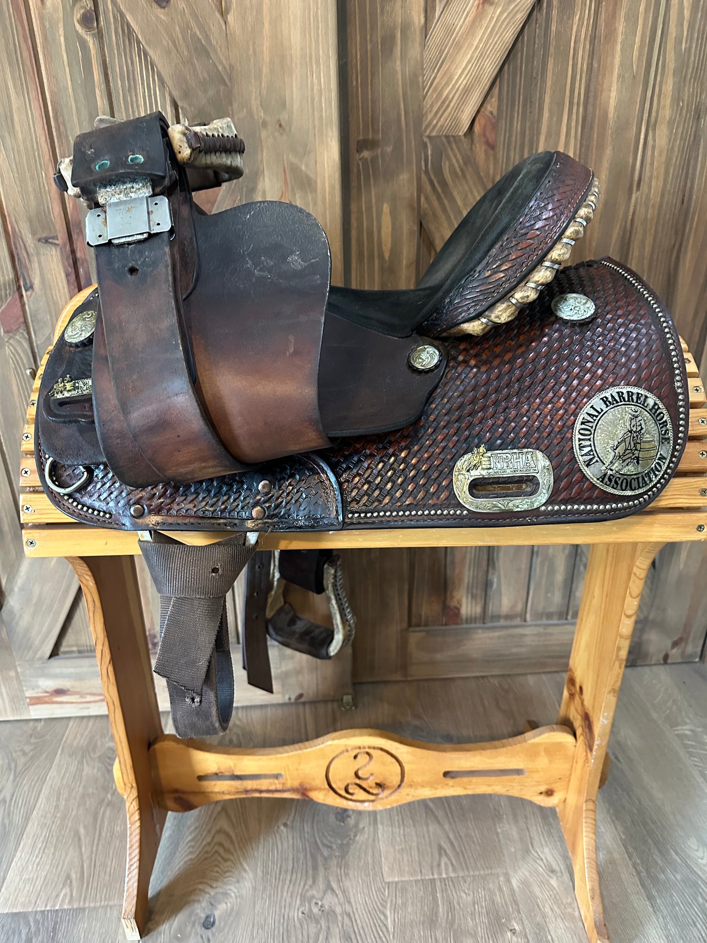 14” Tex Tan Hereford NBHA Liberty II Barrel Racing Saddle