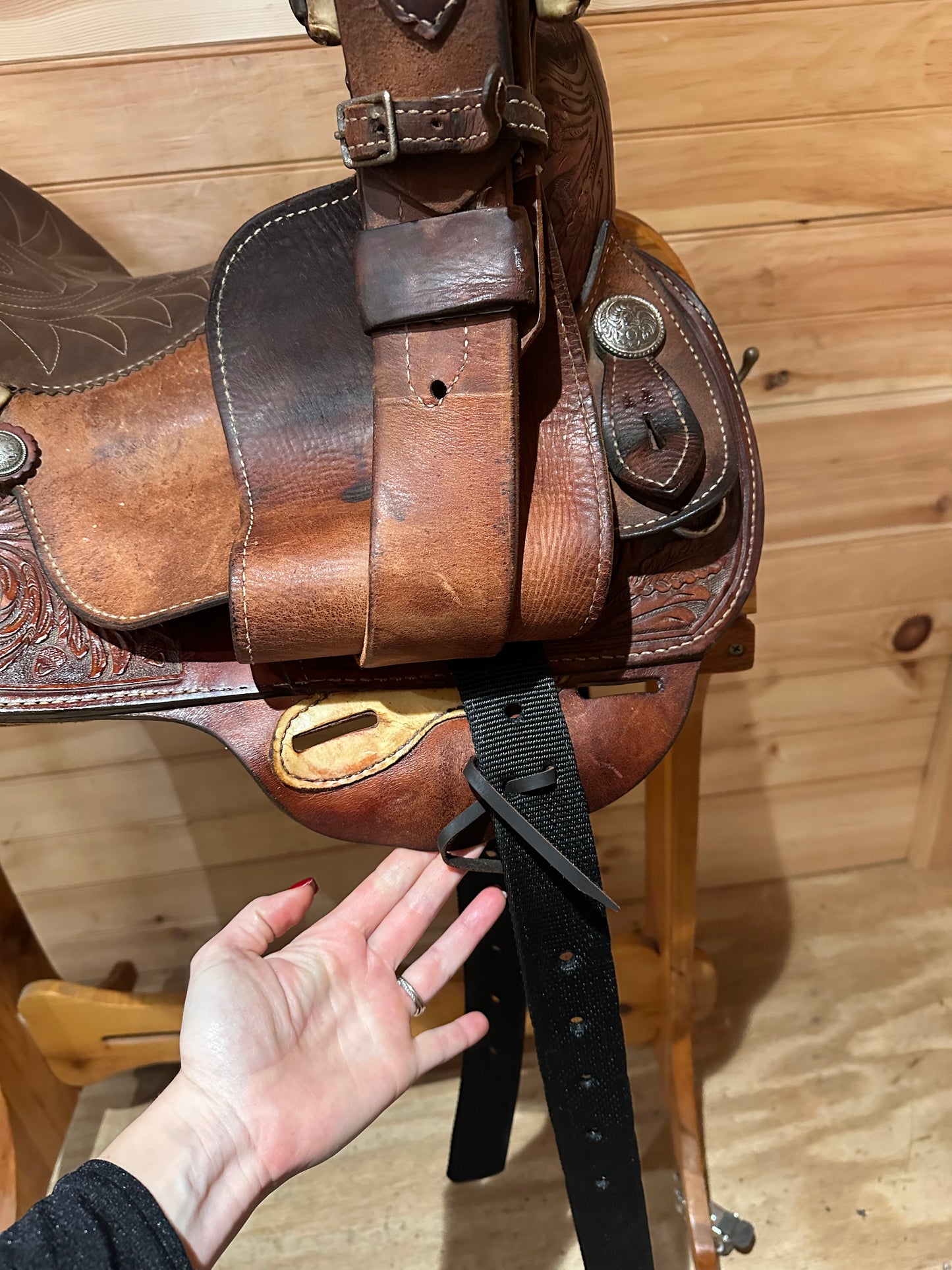 14” Saddlesmith Barrel Racing Saddle Model 22543.1