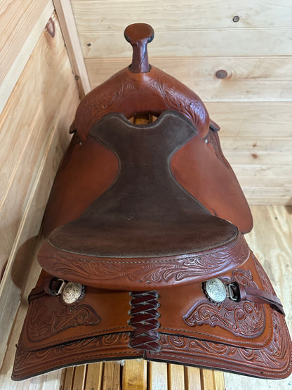 15” Tex Tan Hereford Western Trail Saddle Model 08-4014P5