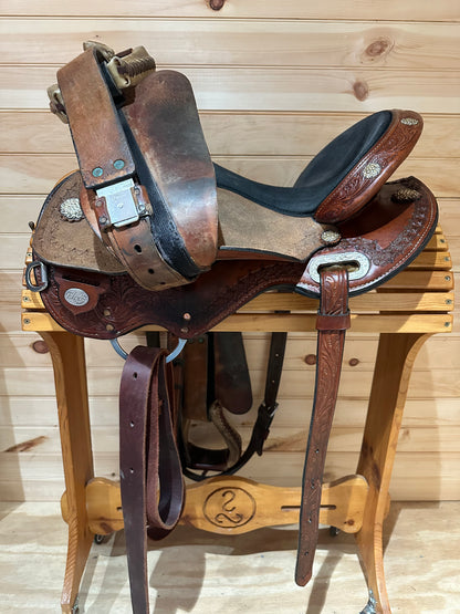 15” Circle Y Flex2 Kelly Kaminski Blaze Barrel Racing Saddle Model 1528