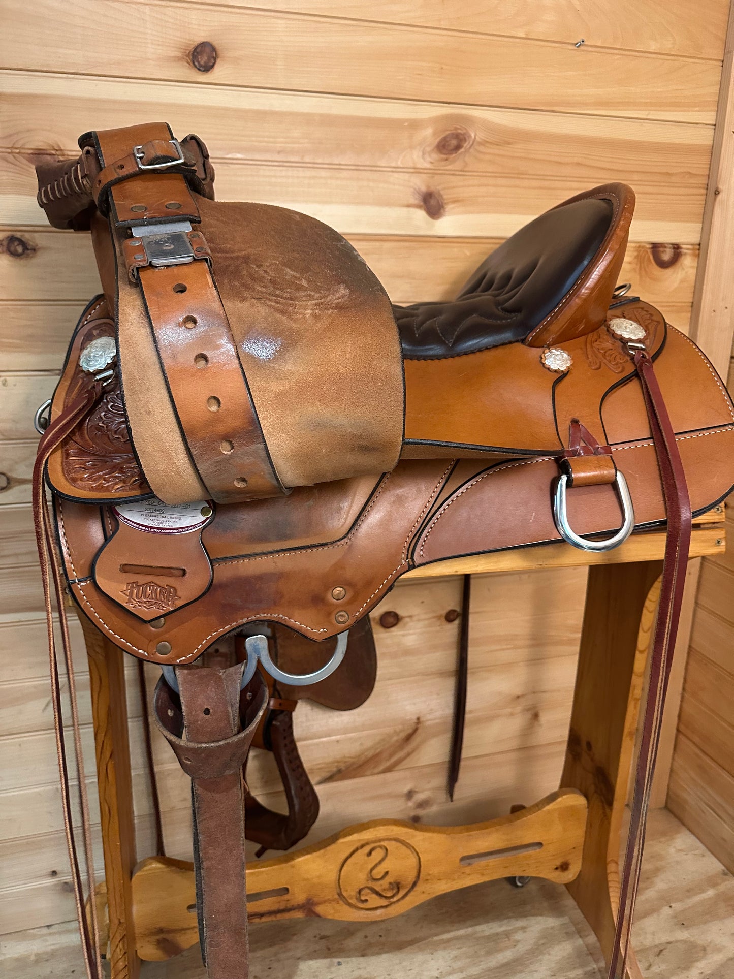 16.5” Tucker High Plains Western Trail Saddle Model 260