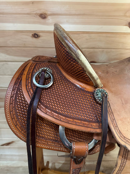 16” Saltgrass Saddlery Ranch Roper Western Saddle