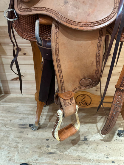 16” Saltgrass Saddlery Ranch Roper Western Saddle