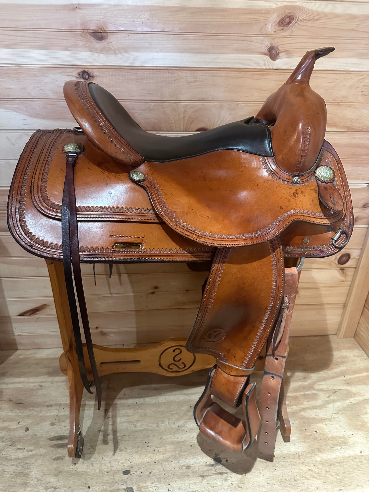 16” Circle Y Topeka Flex-Lite Western Trail Saddle Model 1551