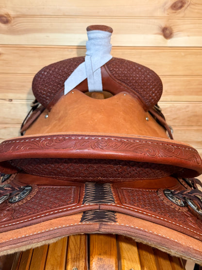 15.5" Paul Taylor Cowboy Ranch Western Saddle