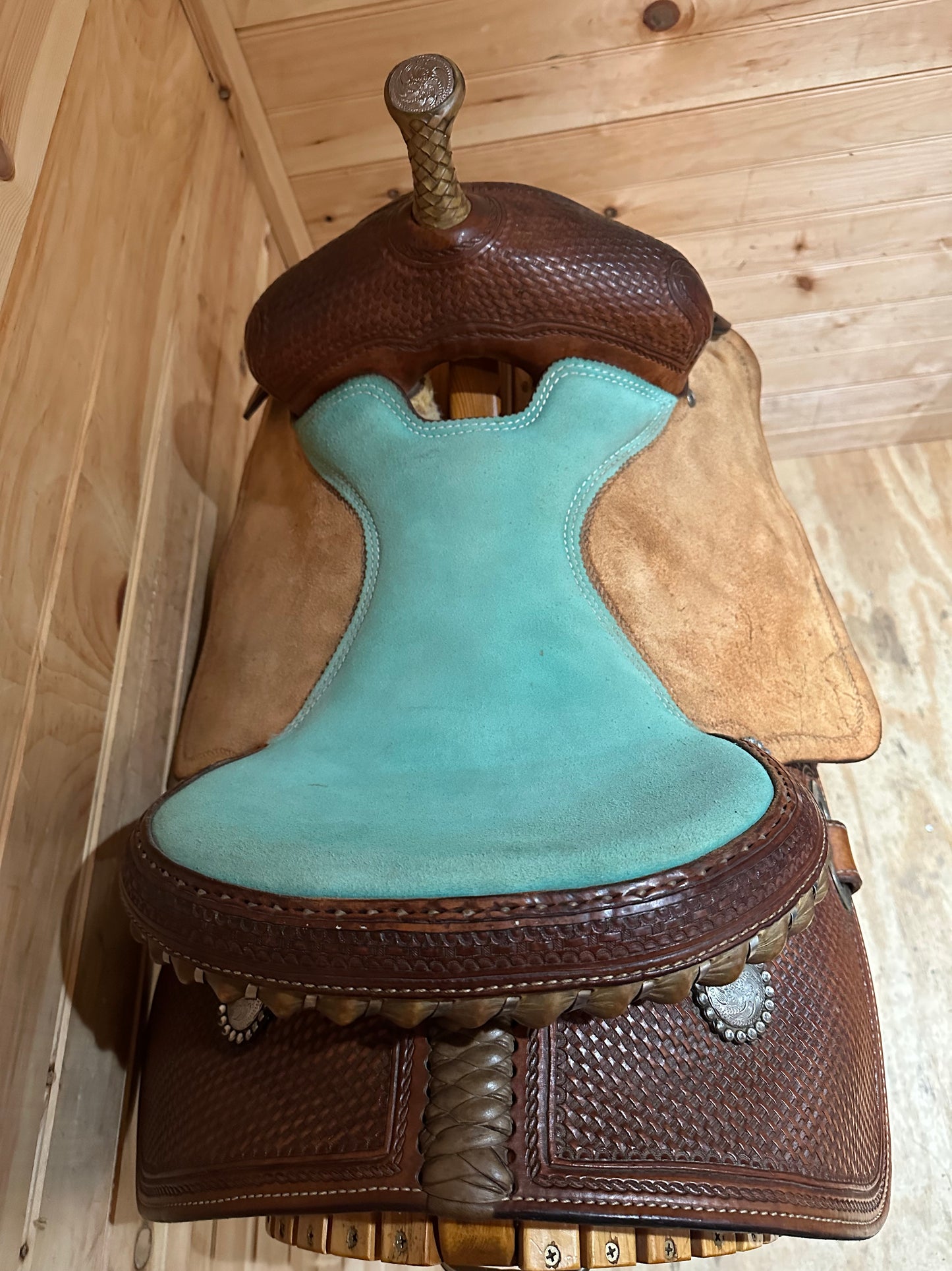14.5” SRS Saddlery Paul Taylor Barrel Racing Saddle