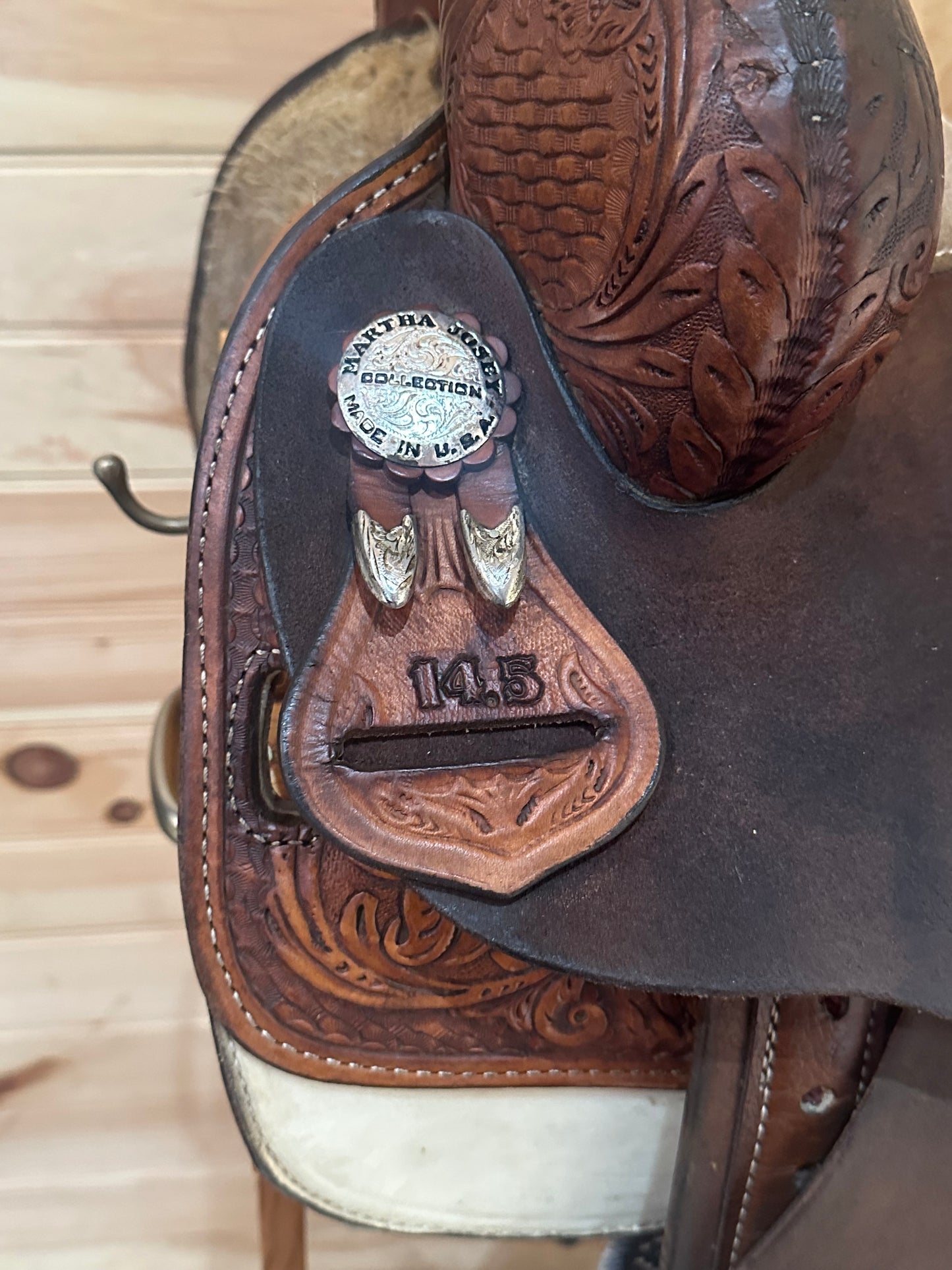 14.5” Circle Y Martha Josey Ultimate Barrel Racing Saddle Model