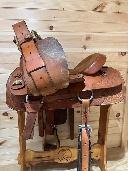 16” Big Horn Roper Western Saddle Model 824